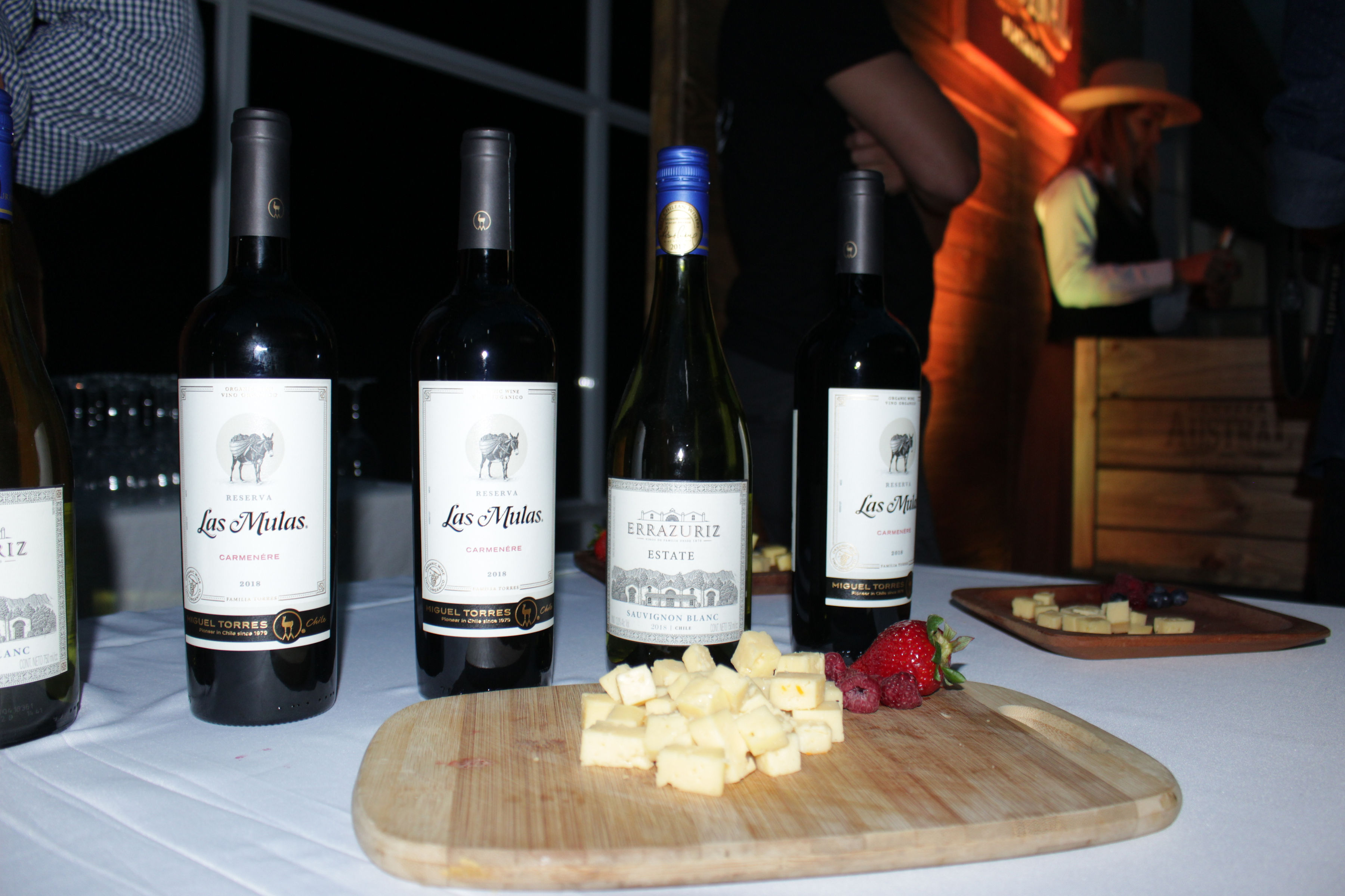 Miguel Torres Wines and Errazuriz Wines provided the wines for the event. 