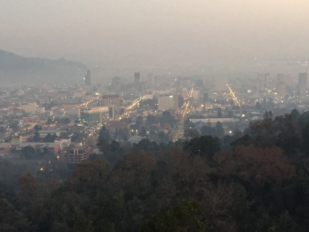 Smog en Temuco. Foto: Carlos Ortega